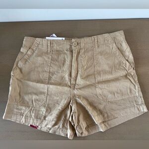 Sanctuary Social Standard Beige Shorts Tencel NEW Size XL